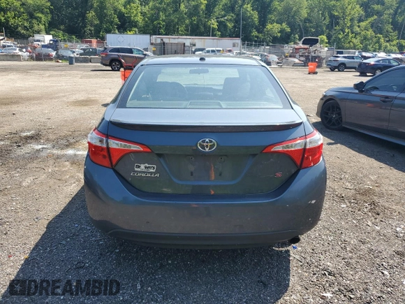 2016 Toyota Corolla L with VIN 2T1BURHE5GC574823, listed as a Copart auction lot 61356125 with 247,016 mi miles and Salvage title. Bid and sale history available at DreamBid. Image 6.