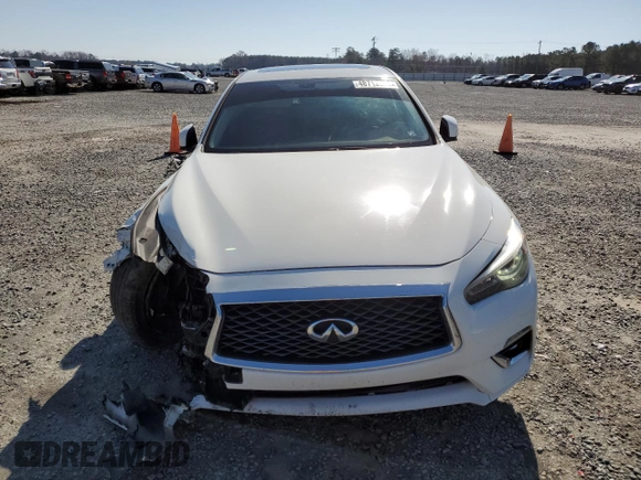 2019 Infiniti Q50 3.0t LUXE with VIN JN1EV7AP2KM518167, listed as a Copart auction lot 48712525 with 110,481 mi miles and Salvage Title. Bid and sale history available at carsss.com. Image 5.