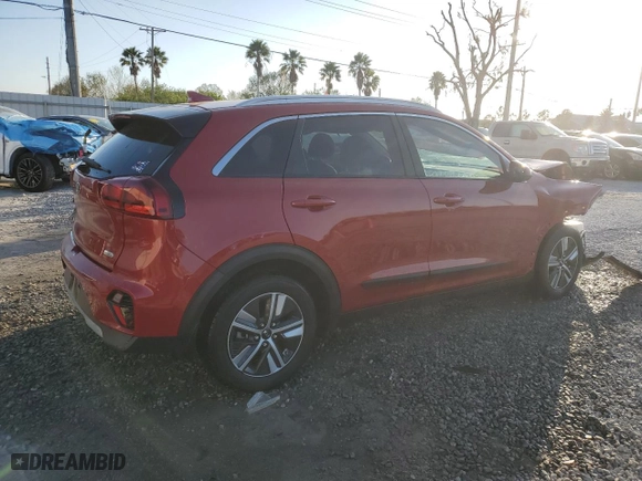 2021 Kia Niro LX with VIN KNDCB3LC9M5470969, listed as a Copart auction lot 45225795 with 135,839 mi miles and Non Repairable. Bid and sale history available at carsss.com. Image 3.