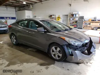 2013 Hyundai Elantra GLS PZEV with VIN 5NPDH4AE7DH311252, listed as a Copart auction lot 49475965 with 124,332 mi miles and Salvage Title. Bid and sale history available at carsss.com. Image 4.