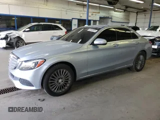 2015 Mercedes-Benz C-Class C 300 Luxury with VIN 55SWF4KB5FU063098, listed as a Copart auction lot 48845465 with 65,321 mi miles and Salvage Title. Bid and sale history available at carsss.com. Image 1.
