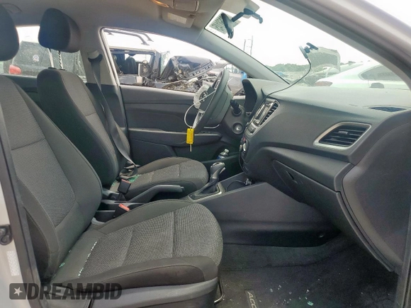 2022 Hyundai Accent SE with VIN 3KPC24A63NE157747, listed as a Copart auction lot 57360145 with 41,353 mi miles and Salvage title. Bid and sale history available at DreamBid. Image 7.
