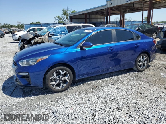 2020 Kia Forte LXS with VIN 3KPF24AD8LE260087, listed as a Copart auction lot 53373045 with 34,093 mi miles and Salvage Title. Bid and sale history available at carsss.com. Image 1.