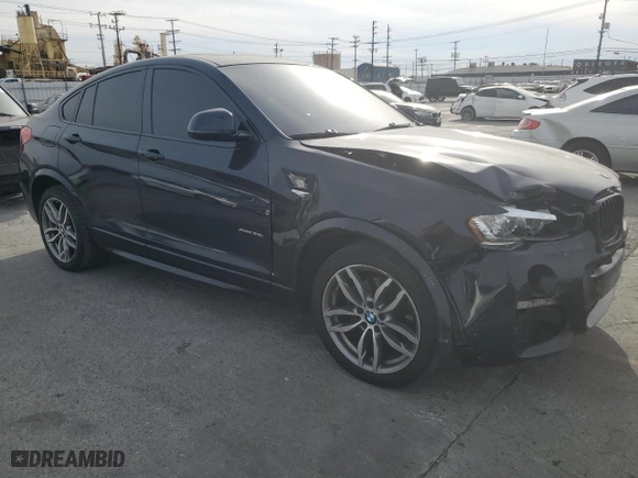 2017 BMW X4 xDrive28i with VIN 5UXXW3C31H0T79864, listed as a Copart auction lot 84761384 with 138,880 mi miles and Salvage Title. Bid and sale history available at carsss.com. Image 4.