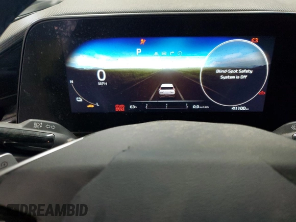 2023 Kia Niro Wind with VIN KNDCR3L13P5045987, listed as a Copart auction lot 54223525 with 41,100 mi miles and Clean Title. Bid and sale history available at DreamBid. Image 9.