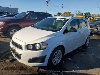 2016 Chevrolet Sonic LT with VIN 1G1JC6SB0G4184395, listed as a Copart auction lot 75556594 with 91,693 mi miles and Salvage Title. Bid and sale history available at carsss.com. Image 1.