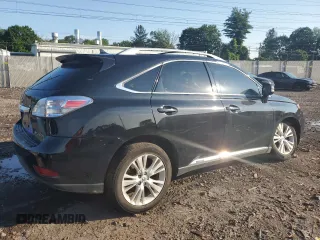 2011 Lexus RX 450h z VIN JTJBC1BA0B2041048, wystawiony jako Copart lot #63090535 z przebiegiem 202 422 mil mil oraz Szkoda całkowita • Salvage title. Historia ofert i sprzedaży dostępna na DreamBid. Obrazek 3.