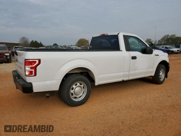 2018 Ford F-150 XL with VIN 1FTMF1CB3JKF66162, listed as a Copart auction lot 49882955 with 98,868 mi miles and Salvage Title. Bid and sale history available at carsss.com. Image 3.