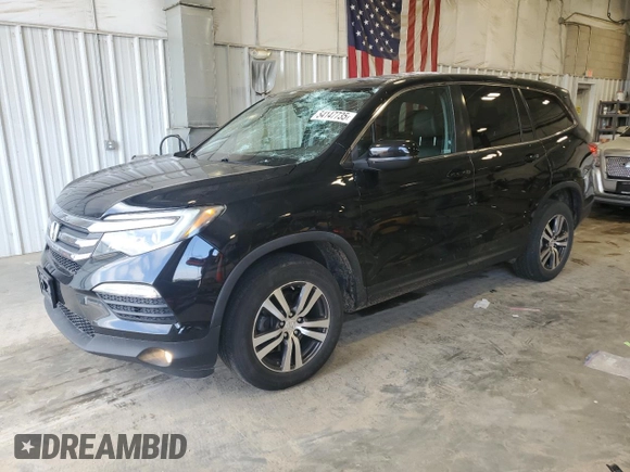 2017 Honda Pilot EX-L with VIN 5FNYF6H57HB091429, listed as a Copart auction lot 54147735 with 151,201 mi miles and Non Repairable. Bid and sale history available at DreamBid. Image 1.