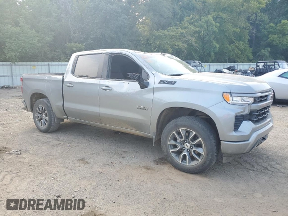 2023 Chevrolet Silverado 1500 RST with VIN 2GCUDEED4P1126097, listed as a Copart auction lot 68518414 with 31,462 mi miles and Salvage Title. Bid and sale history available at DreamBid. Image 4.
