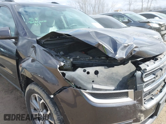 2015 GMC Acadia SLT with VIN 1GKKVRKDXFJ385556, listed as a IAAI auction lot 41844438 with 92,691 mi miles. Bid and sale history available at carsss.com. Image 6.