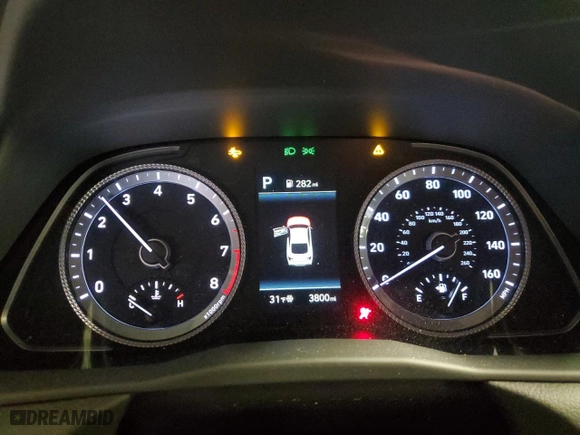 2023 Hyundai Sonata SEL with VIN KMHL64JA1PA335262, listed as a Copart auction lot 45699895 with 3,800 mi miles and Salvage Title. Bid and sale history available at carsss.com. Image 9.