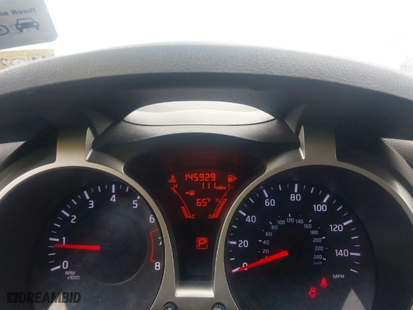 2012 Nissan Juke SV with VIN JN8AF5MV2CT108584, listed as a IAAI auction lot 41695561 with 145,929 mi miles. Bid and sale history available at carsss.com. Image 7.