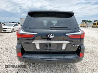 2017 Lexus LX 570 with VIN JTJHY7AX1H4227084, listed as a Copart auction lot 60571775 with 118,085 mi miles and Salvage title. Bid and sale history available at DreamBid. Image 6.