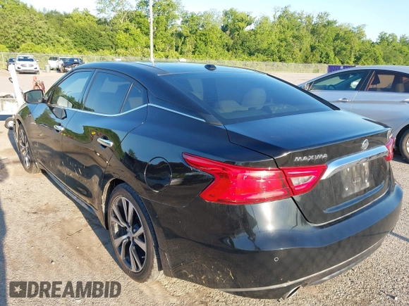 2018 Nissan Maxima SL with VIN 1N4AA6AP3JC401046, listed as a IAAI auction lot 42144400 with 86,330 mi miles and . Bid and sale history available at DreamBid. Image 3.