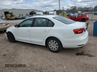 2015 Volkswagen Jetta Sedan 2.0L S with VIN 3VW2K7AJ0FM306735, listed as a Copart auction lot 53378135 with 92,852 mi miles and Salvage Title. Bid and sale history available at carsss.com. Image 2.