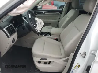 2021 Volkswagen Atlas SEL with VIN 1V2BR2CA2MC595550, listed as a Copart auction lot 45566115 with 57,244 mi miles and Salvage title. Bid and sale history available at DreamBid. Image 7.