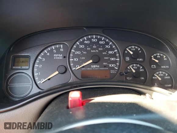 2002 Chevrolet Tahoe LS z VIN 1GNEC13T42R256432, wystawiony jako Copart lot #51706375 z przebiegiem 193 298 mil mil oraz Szkoda całkowita • Salvage title. Historia ofert i sprzedaży dostępna na DreamBid. Obrazek 9.