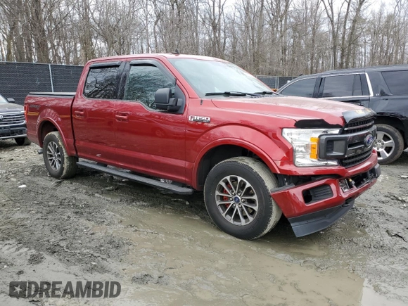 2019 Ford F-150 XL with VIN 1FTEW1EP0KFD31144, listed as a Copart auction lot 46730455 with 48,444 mi miles and Salvage Title. Bid and sale history available at DreamBid. Image 4.