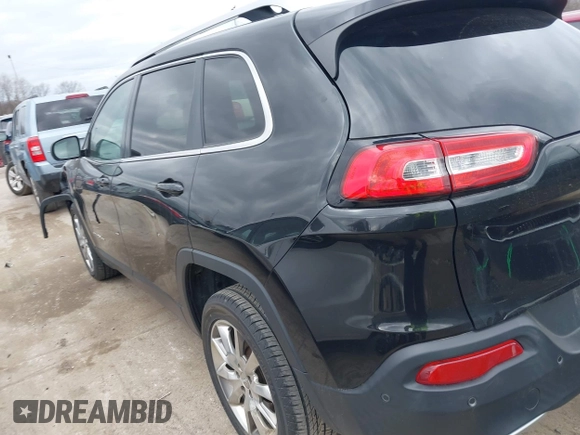 2014 Jeep Cherokee Limited with VIN 1C4PJLDS4EW115066, listed as a IAAI auction lot 41850944 with 125,980 mi miles. Bid and sale history available at carsss.com. Image 15.