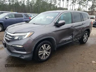 2017 Honda Pilot EX-L with VIN 5FNYF5H54HB038018, listed as a Copart auction lot 44625945 with 49,436 mi miles and Salvage Title. Bid and sale history available at carsss.com. Image 1.