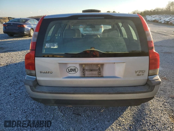 2002 Volvo V70 with VIN YV1SW58D021256528, listed as a Copart auction lot 87174134 with 184,399 mi miles and Salvage Title. Bid and sale history available at DreamBid. Image 6.