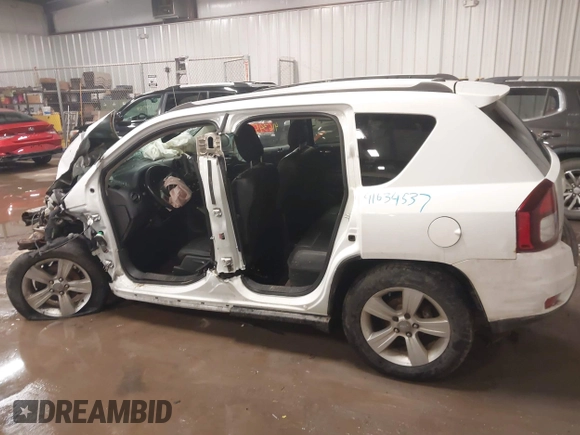 2017 Jeep Compass High Altitude with VIN 1C4NJDEB1HD191081, listed as a IAAI auction lot 41634537 with 133,651 mi miles and . Bid and sale history available at carsss.com. Image 14.