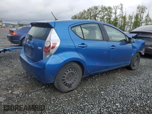 2014 Toyota Prius One with VIN JTDKDTB37E1085331, listed as a Copart auction lot 53978465 with 134,655 mi miles and Salvage Title. Bid and sale history available at DreamBid. Image 3.