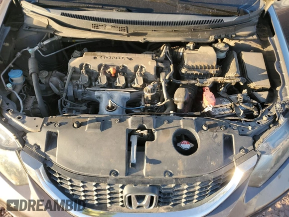 2015 Honda Civic Sedan LX with VIN 2HGFB2F57FH521824, listed as a Copart auction lot 55024385 with 154,775 mi miles and Clean Title. Bid and sale history available at carsss.com. Image 11.
