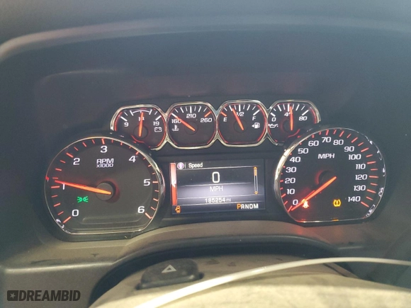 2014 GMC Sierra 1500 SLE with VIN 3GTU2UEC1EG515193, listed as a Copart auction lot 51225015 with 185,254 mi miles and Salvage Title. Bid and sale history available at carsss.com. Image 9.