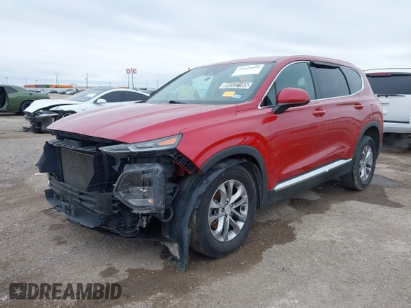 2020 Hyundai Santa Fe SEL with VIN 5NMS3CAD8LH138165, listed as a IAAI auction lot 41624458 with 115,944 mi miles. Bid and sale history available at carsss.com. Image 2.
