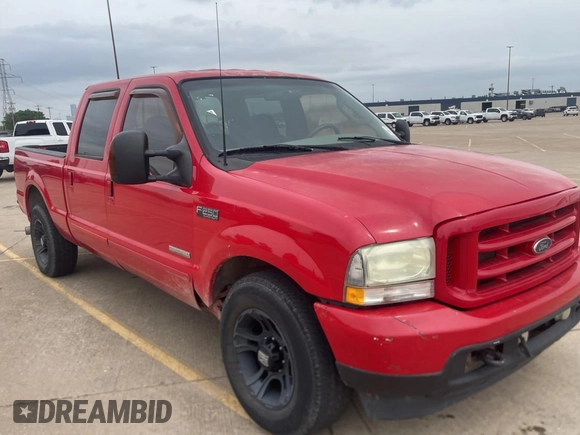 2003 Ford Super Duty F-250 XL with VIN 1FTNW20P43ED04324, listed as a Copart auction lot 54047495 with 251,401 mi miles and Clean Title. Bid and sale history available at carsss.com. Image 1.