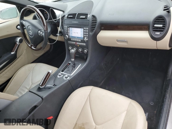 2008 Mercedes-Benz SLK-Class 3.0L with VIN WDBWK54F38F177231, listed as a Copart auction lot 79928324 with 109,471 mi miles and Salvage Title. Bid and sale history available at carsss.com. Image 8.