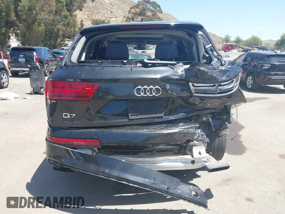 2017 Audi Q7 Premium Plus with VIN WA1LAAF74HD039726, listed as a IAAI auction lot 42266199 with 112,710 mi miles and . Bid and sale history available at DreamBid. Image 16.
