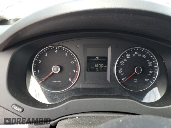 2013 Volkswagen Jetta SE with VIN 3VWDP7AJ9DM298819, listed as a Copart auction lot 57444315 with 69,780 mi miles and Clean title. Bid and sale history available at DreamBid. Image 9.