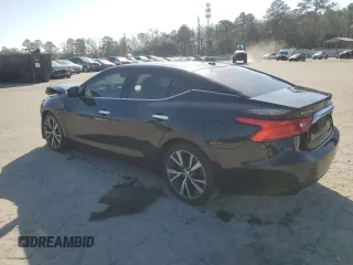 2017 Nissan Maxima SV with VIN 1N4AA6AP8HC440368, listed as a Copart auction lot 48684055 with 96,400 mi miles and Salvage Title. Bid and sale history available at carsss.com. Image 2.