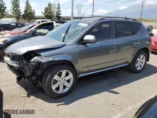 2006 Nissan Murano SL with VIN JN8AZ08T86W407762, listed as a Copart auction lot 89020255 with 196,911 mi miles and Salvage Title. Bid and sale history available at carsss.com. Image 1.