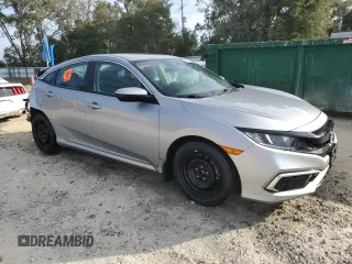 2019 Honda Civic LX with VIN 2HGFC2F64KH598215, listed as a Copart auction lot 41570505 with 33,768 mi miles and Non Repairable. Bid and sale history available at DreamBid. Image 4.