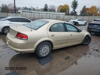 2001 Chrysler Sebring with VIN 1C3EL46U21N529263, listed as a Copart auction lot 82156584 with 57,895 mi miles and Clean Title. Bid and sale history available at DreamBid. Image 3.