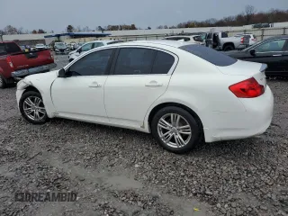 2012 Infiniti G25 x with VIN JN1DV6AR6CM730689, listed as a Copart auction lot 84166874 with 212,955 mi miles and Salvage Title. Bid and sale history available at DreamBid. Image 2.