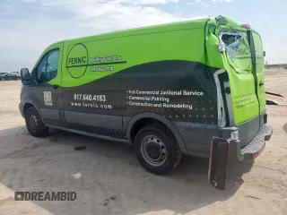 2015 Ford Transit Cargo with VIN 1FTNE1ZM6FKA10483, listed as a Copart auction lot 60918755 with 333,904 mi miles and Salvage title. Bid and sale history available at DreamBid. Image 2.