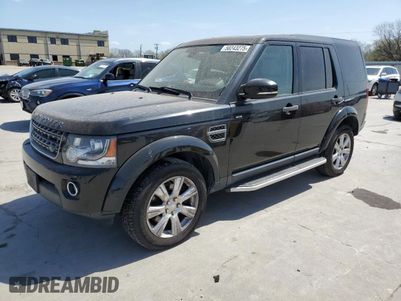 2016 Land Rover LR4 HSE with VIN SALAG2V62GA788088, listed as a Copart auction lot 50243275 with 87,496 mi miles and Salvage Title. Bid and sale history available at DreamBid. Image 1.