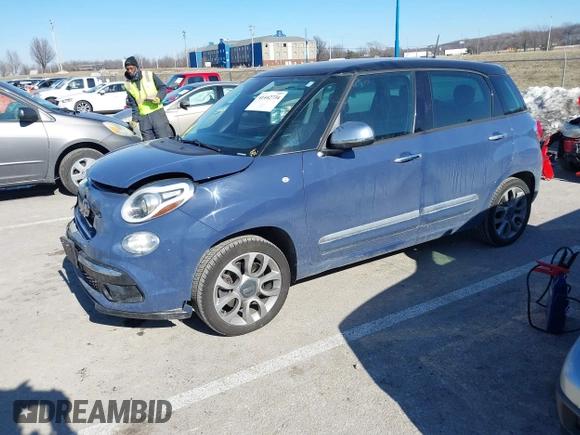2020 FIAT 500L with VIN ZFBNFACHXLZ042819, listed as a IAAI auction lot 41442734 with 112,406 mi miles and . Bid and sale history available at DreamBid. Image 18.