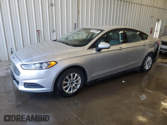 2016 Ford Fusion S with VIN 3FA6P0G76GR398596, listed as a Copart auction lot 53257985 with 120,847 mi miles and Non Repairable. Bid and sale history available at carsss.com. Image 1.