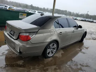 2010 BMW 5 Series 528i with VIN WBANU5C55AC364247, listed as a Copart auction lot 44917025 with 179,122 mi miles and Salvage Title. Bid and sale history available at carsss.com. Image 3.