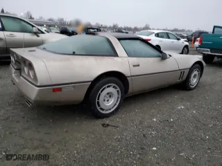 1986 Chevrolet Corvette with VIN 1G1YY0781G5123609, listed as a Copart auction lot 85760964 with 0 mi miles and Clean Title. Bid and sale history available at carsss.com. Image 3.