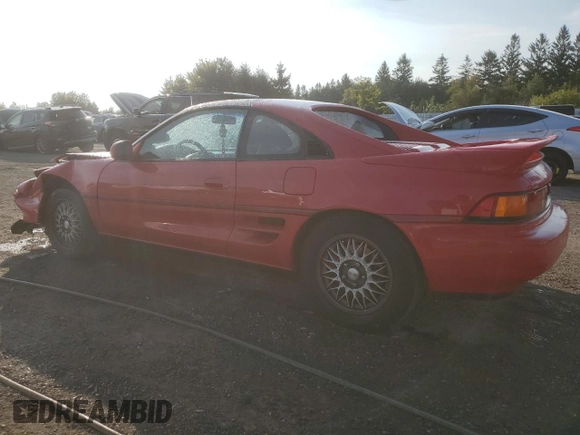 1993 Toyota MR2 z VIN JT2SW22P2P0063195, wystawiony jako Copart lot #68921224 z przebiegiem 155 528 mil mil oraz Czysty tytuł • Clean title. Historia ofert i sprzedaży dostępna na DreamBid. Obrazek 2.