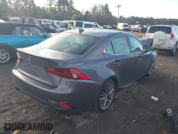 2015 Lexus IS 250 with VIN JTHCF1D22F5020032, listed as a IAAI auction lot 40811836 with 92,943 mi miles and . Bid and sale history available at DreamBid. Image 4.