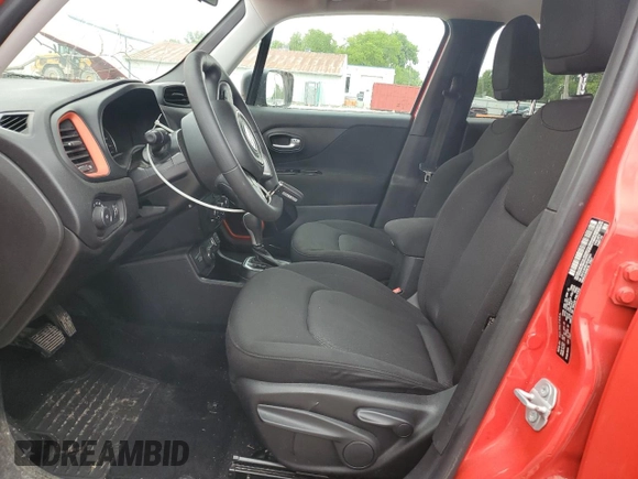 2018 Jeep Renegade Sport with VIN ZACCJBABXJPH91901, listed as a Copart auction lot 58838745 with 93,958 mi miles and Salvage title. Bid and sale history available at DreamBid. Image 7.