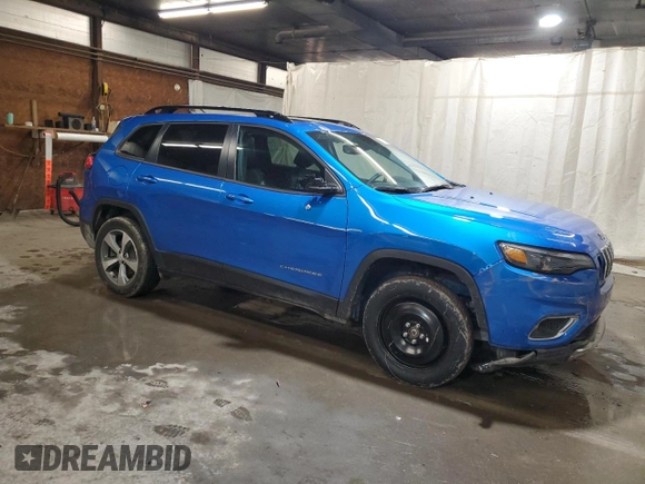 2022 Jeep Cherokee Limited with VIN 1C4PJMDX3ND540954, listed as a Copart auction lot 51839435 with 31,064 mi miles and Salvage title. Bid and sale history available at DreamBid. Image 4.